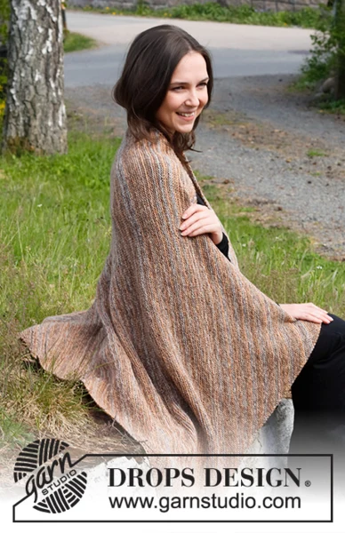 214-9 Shouldering Autumn by DROPS Design